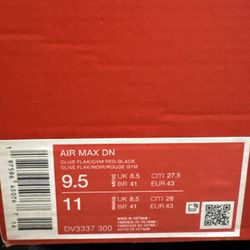 Air max DN Size 9.5