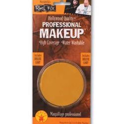 Reel F/X Professional Face Base Makeup Yellow GOLD costume theater halloween