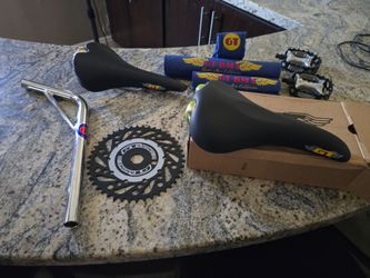 Nice GT-themed BMX parts package.