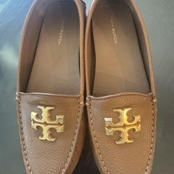  Tory Burch Classic Brown Loafers – Worn Once, Too Small for Me!