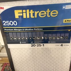 New 4 pk AC filters 20x25x1. 3m