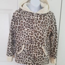 Girls hooded jacket, size L 10-12
