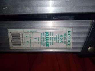 Ladder aluminum a frame 5 ft very lightweight only $40 cash better hurry