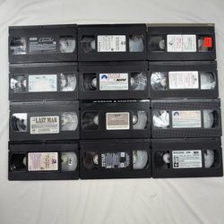 Vintage Movie VHS Tape Bundle 12-Pack BUNDLE 5