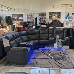 PWR Recliner Sectional , 