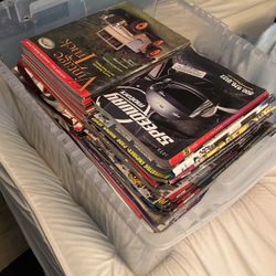 tote of hot rod+ weapon magazines 