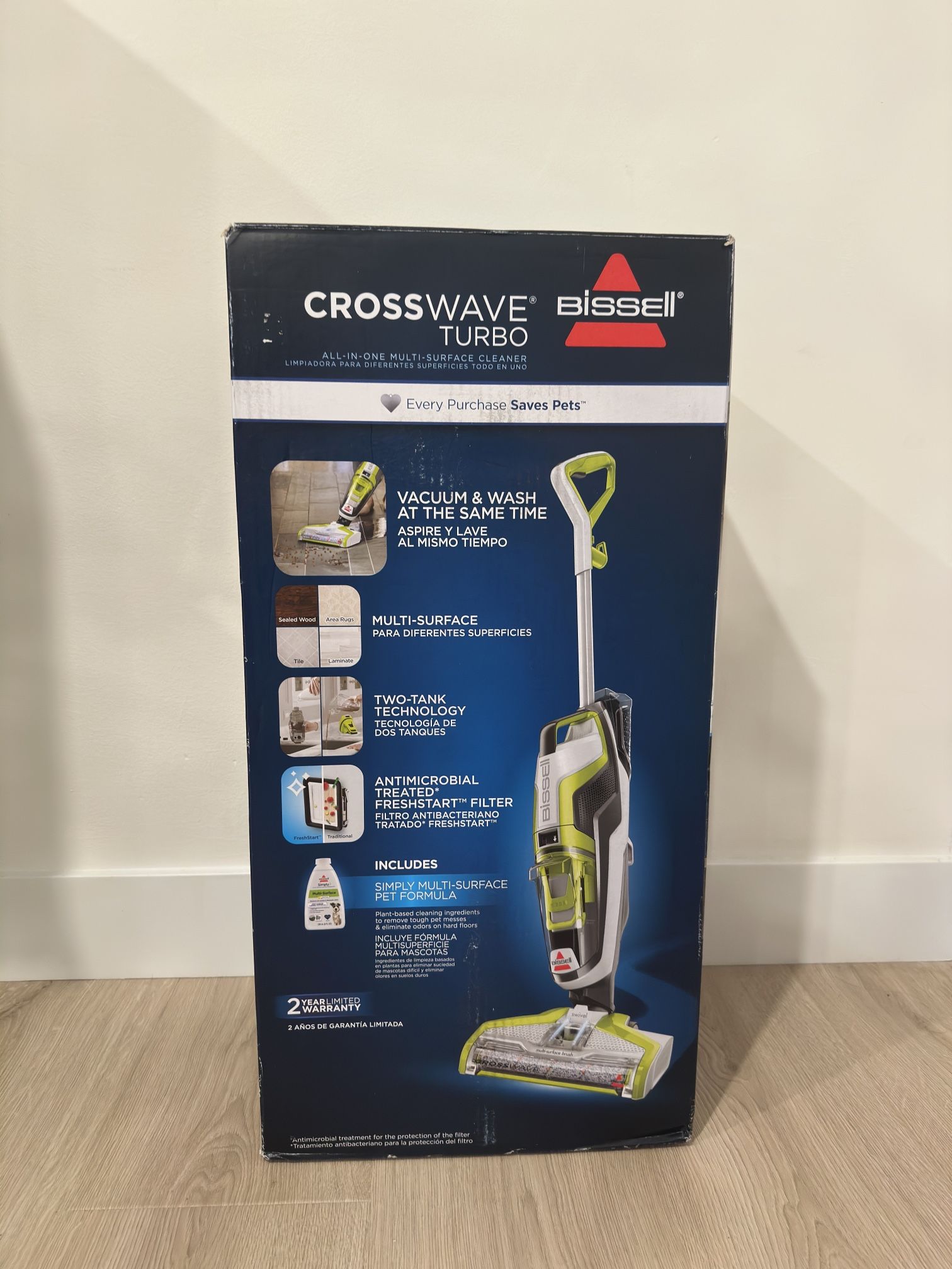 BISSELL CrossWave All-In-One Multi Surface Wet Dry Vacuum (1785) **Brand New**