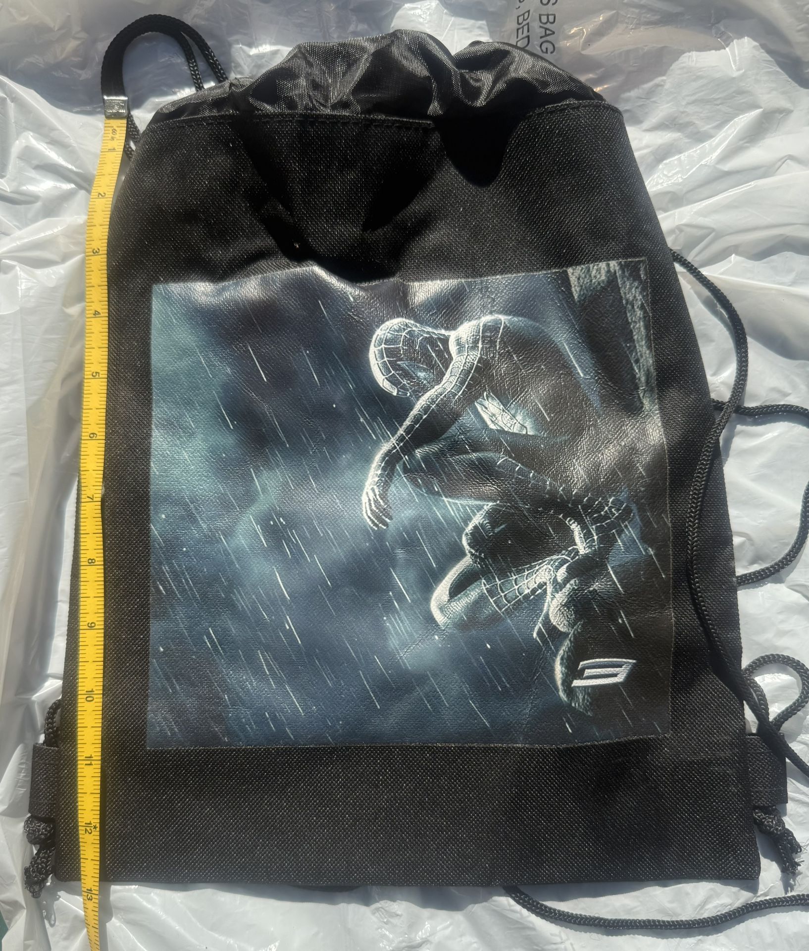 Spider Man Backpack, Canvas Spider Man, small, black Canvas backpack,