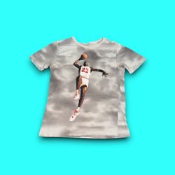 Air Jordan Big Jumpman Player Graphic Playground T-shirt Mens Small Y2K AOP