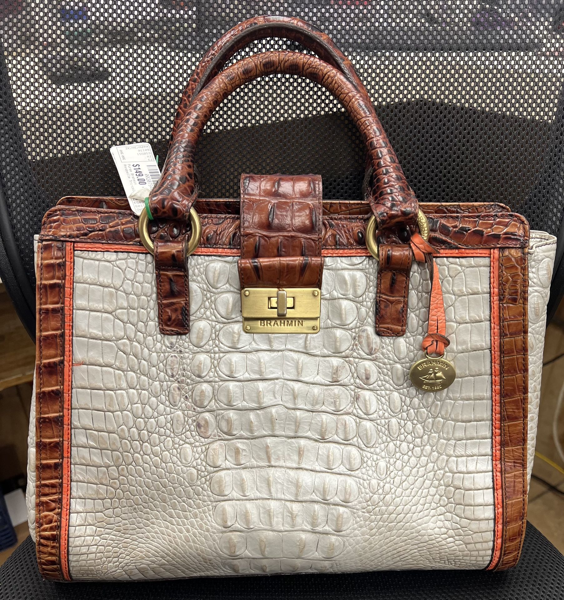Brahmin Two-Tone Tote Bag
