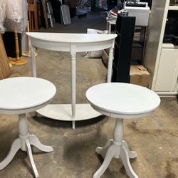 Side Table And Table For The Side Of Door 