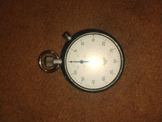 Authentic Heuer 60 Second Stopwatch. From 60s or 70s Before they became Tag Heuer. Made in Switzerland.