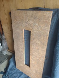 Travertine tops