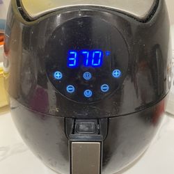 GoWISE USA Ming's Mark GW22621 Electric Air Fryer, 3.7 QT, Black