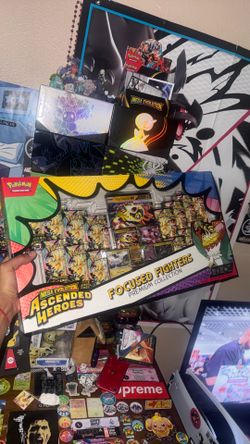 Ascended heroes focused fighters premium collection Pokemon cards