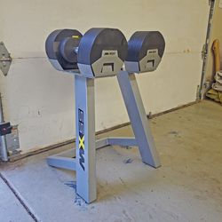 MX55 Adjustable Dumbbell and Dumbbell 