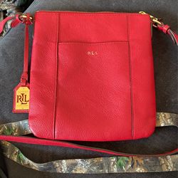 Ralph Lauren small cross body red Bag