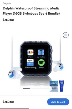 Delphin Waterproof Streaming Media Player (16GB Swimbuds)