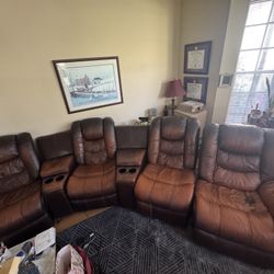 reclining sofa set