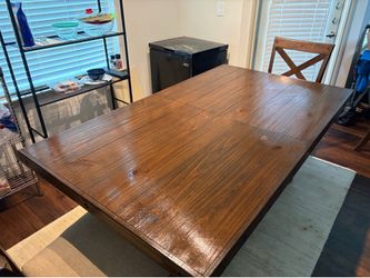 wood dinner table 2 chairs
