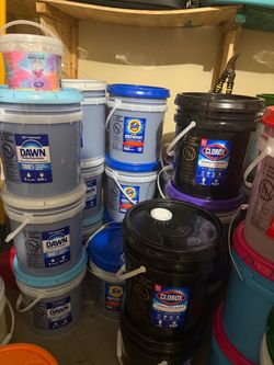 5 Gallon Laundry & Cleaning Supplies