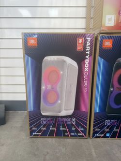 JBL - PartyBox Club 120 Portable Wireless Party Speaker (New) White