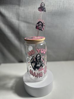 Halloween- Ghost Face Killer 16oz Libby Cup