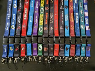 NFL NBL etc Team lanyard almost out $5 each