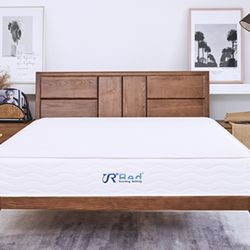 Bedding Queen 10” Natural Latex & Gel Memory Foam Hybrid Mattress Model: SR-10-SPL-Q Size: Queen 60” x 80” x 10”