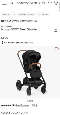 GENTLY USED NUNA MIXX STROLLER for Sale in Huntington Beach, CA - OfferUp