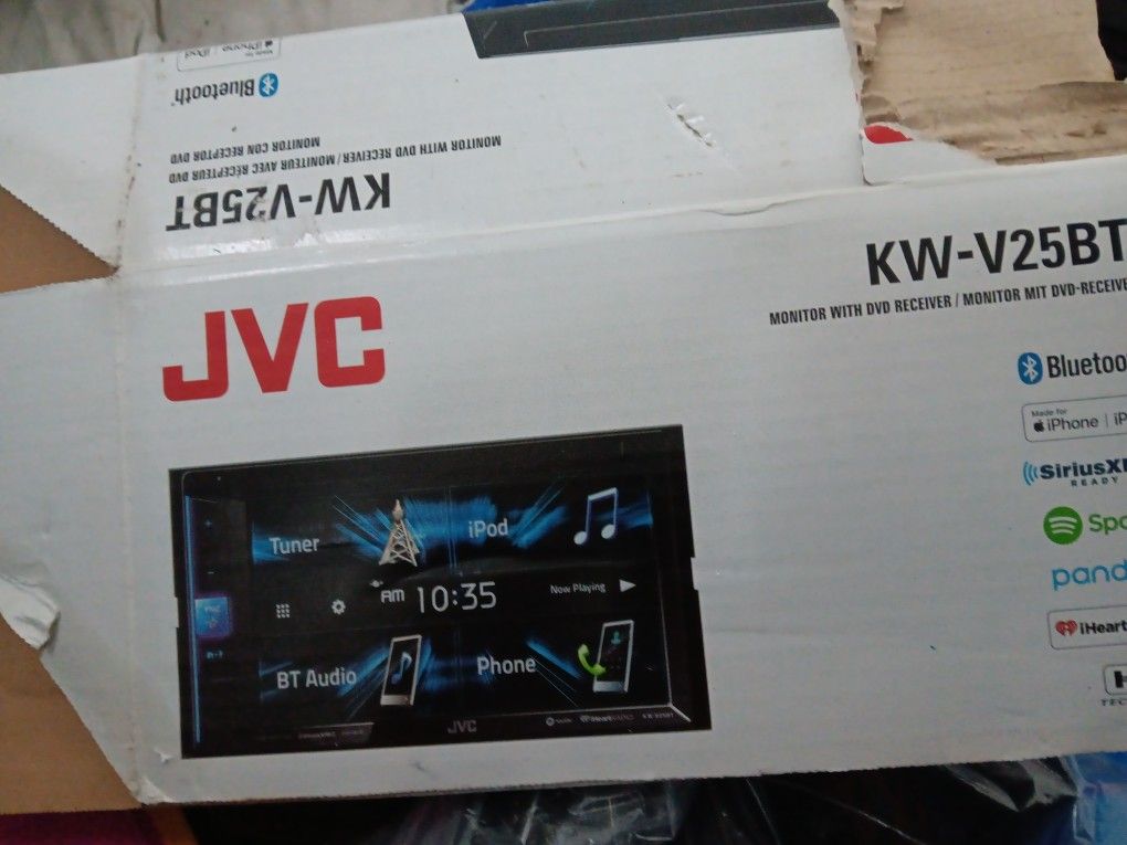 JVC KW-V25BT Monitor With DVD Receiver
