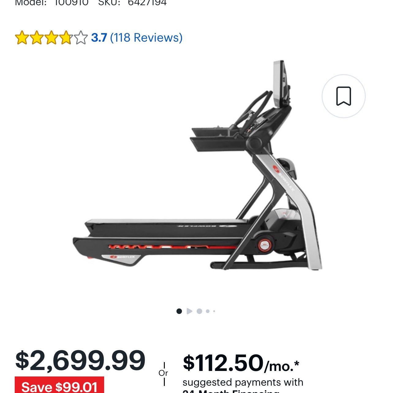 Bowflex 22 Treadmill