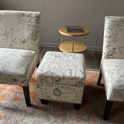 Chairs And Ottoman