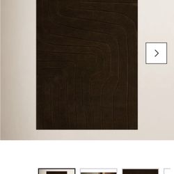 Aelin Wavy Hand Tufted Wool Rug