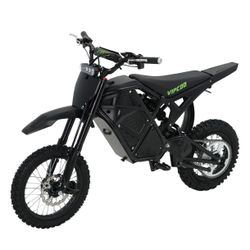 VIPCOO H3 Electric Dirt Bike come with a 3500W motor, 48V 23Ah battery, 220 Nm torque, and 16-43 miles range, max load 265 -speed 37 mph. Max. Load 36
