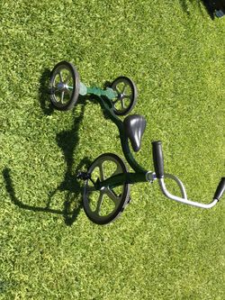 Vintage convert a bike aluminum tricycle