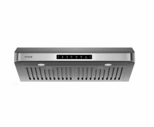 30 in. 600 CFM Ducted Under Cabinet Range Hood in Stainless Steel with Touch Display and Top/Rear venting