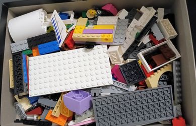 Legos shoebox full