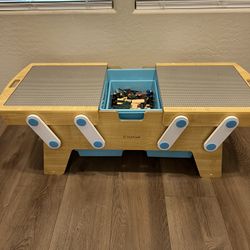 KidKraft Lego Table, Children's Toy Storage with Bins
