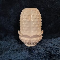 Vintage Fenton White Milk Glass Hobnail Fairy Light

