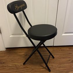 Cushioned Folding Stool Chair