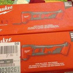 2 Milwaukee Cordless M18 Multi Tools " Tool Only"