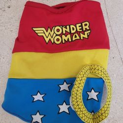 DC Comics Wonder Woman Dog Costume - XS Or S