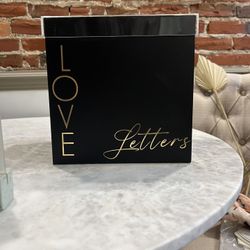 Acrylic & Vinyl Wedding Card Box