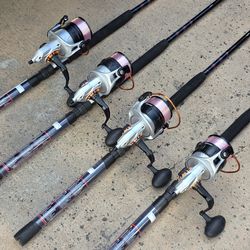 4 Quantum Reliance Reels/New Lines/New Penn Rod