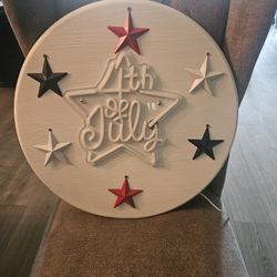 4th Of July Sign 