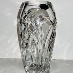 Regent Collection full lead crystal vase, handmade in Yugoslavia