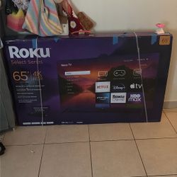 Roku TCL 65” TV 4k HDR
