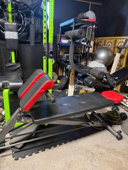 Finer Form Multi-Functional Weight Bench - Hyperextension & Ab Bench