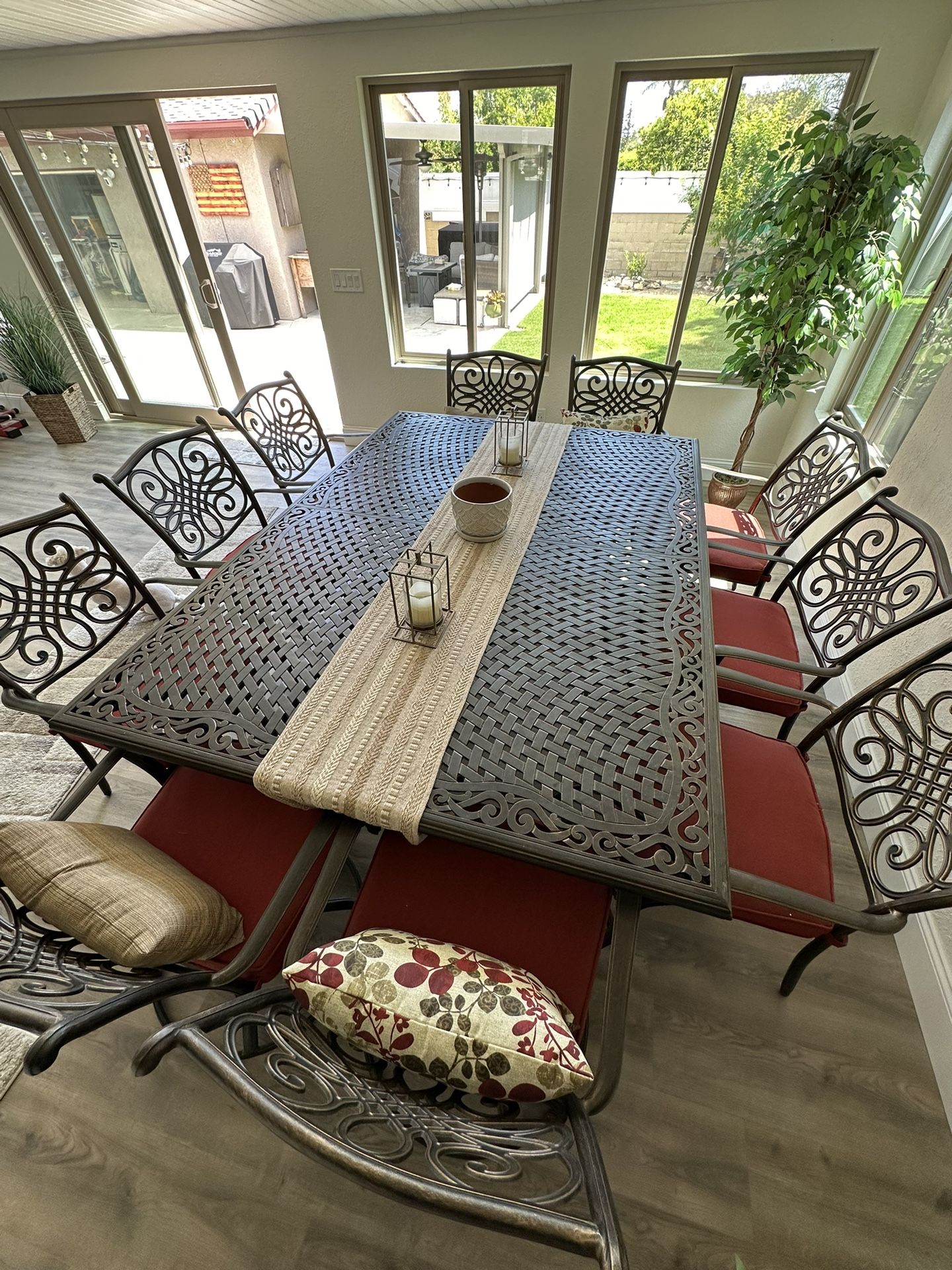 11-piece Bronze Patio Dining Set